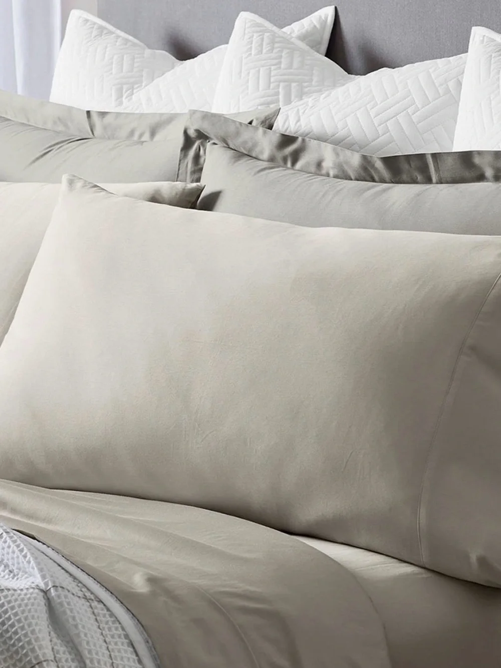Boll & Branch NWT Queen Size Signature Hemmed Sheet Set Pewter Color🔥No offers🔥